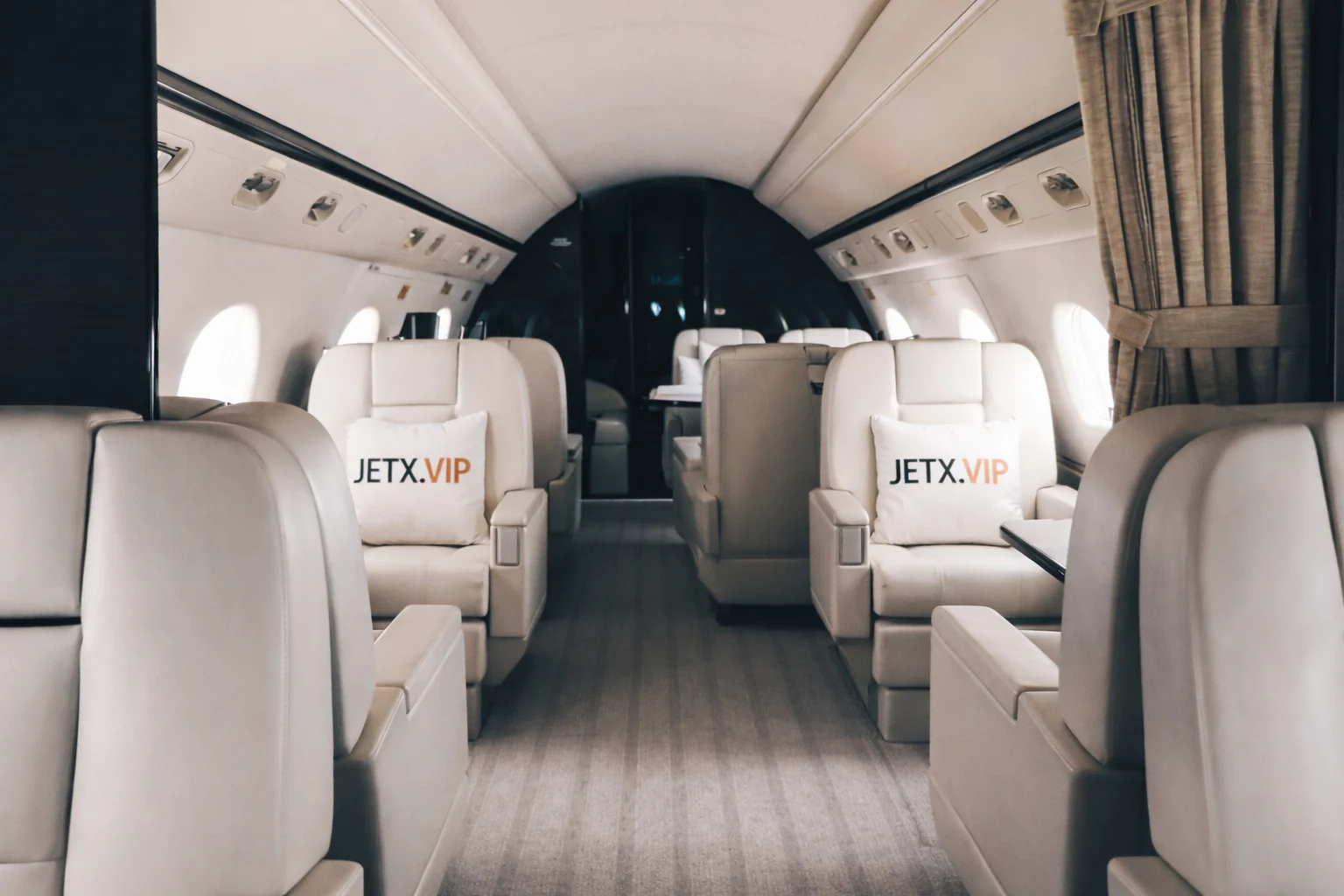 Challenger 604 — Kabineninterieur