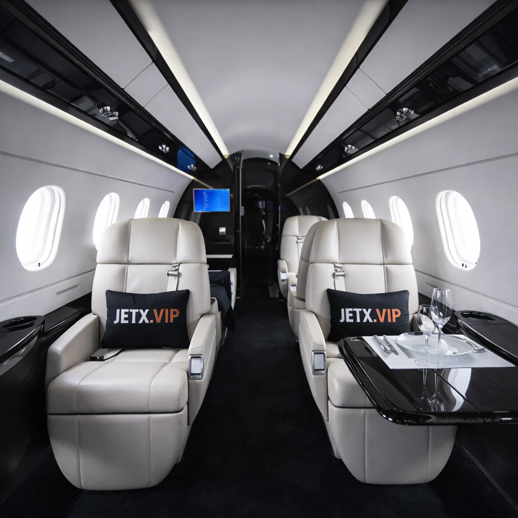 Gulfstream G200 — Kabineninterieur